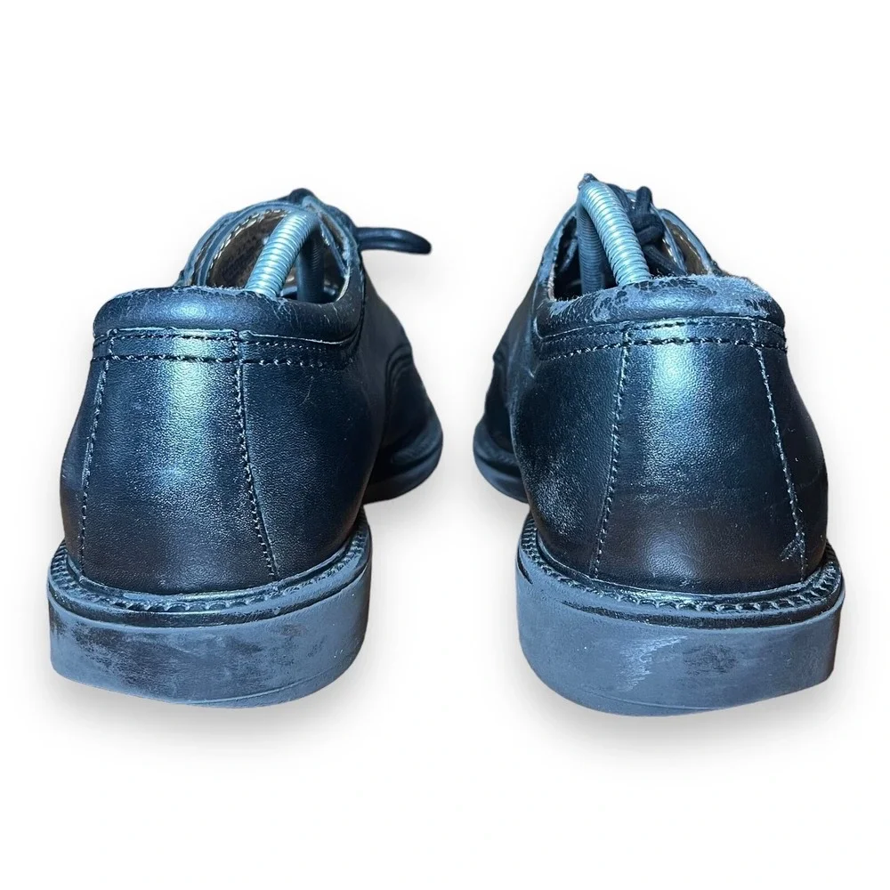 Dockers Gordon Mens Oxford Shoe Black Size 6.5 M Leather Upper Man Made Material